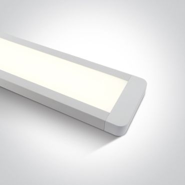 ONE Light LED Linear Range CCT V - plafonnier - 117 x 13 x 2,7 cm - 48W LED inclus - blanc - couleur de lumière réglable