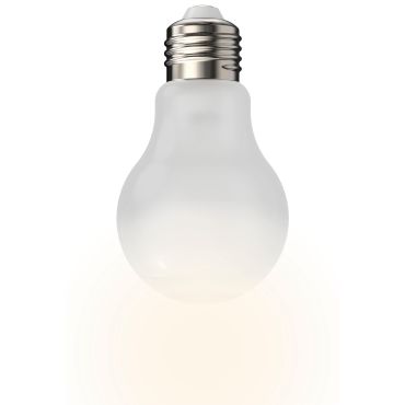 Daylight Italia Polifemo Lampe LED - Ø 6 x 10,5 cm - E27 - 7W dimmable - 2700K - blanc