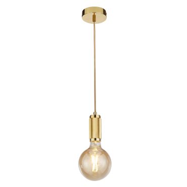 Searchlight - lampe suspendue - Ø 10 x 300 cm - or