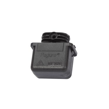 VK Lighting boîte de jonction étanche tripolaire 1 in / 1 out - noir