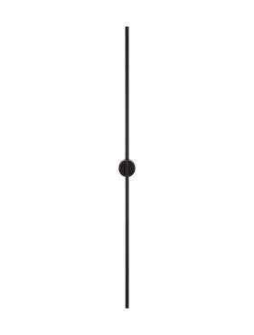 Nova Luce Aden - applique murale - 1,5 x 7,3 x 120 cm - LED 20W incl. - noir sable