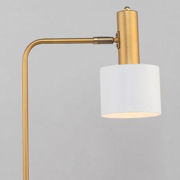 Nova Luce Paz - lampe à poser - 60 cm - or et blanc