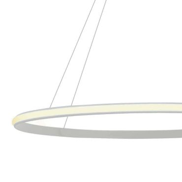 ONE Light LED Suspension Rings - lampe suspendue - Ø 100 x 150 cm - 25W LED inclus - blanc