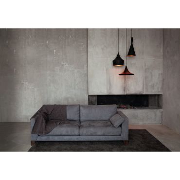 ONE Light Retro Pendants - lampe suspendue - Ø 18,5 x 198 cm - noir et laiton