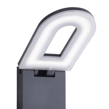 Searchlight Manhattan - Applique d'extérieur - 10 x 25 cm - 10W LED inclus - IP44 - gris foncé