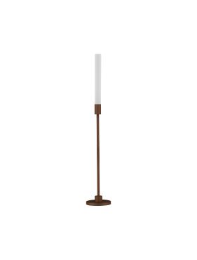 Nova Luce Slot - lampe de jardin - Ø 2,5 x 60 cm - 4W LED inclus - IP65 - corten
