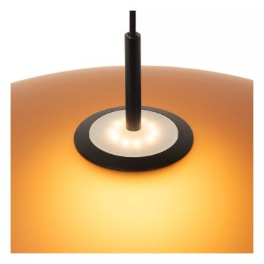 Lucide Menga - lampe suspendue - Ø 60 x 150 cm - 18,6W LED dimmable inclus - amber