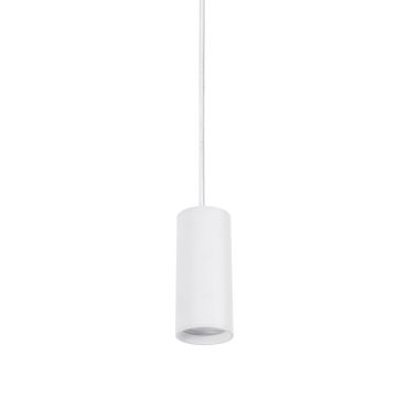 Nova Luce Aila - lampe suspendue - Ø 5,6 x 120 cm - blanc sable