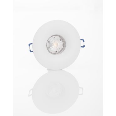 Nova Luce Redo - spot encastré - Ø 98 mm, Ø 65 mm encastrable - blanc sable