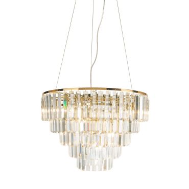 Maxlight Monaco - lampe suspendue - Ø 60 x 150 cm - or