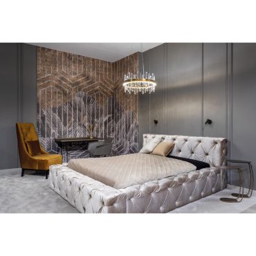 Maxlight Prince - lustre - Ø 60 x 150 cm - 31W LED inclus - or