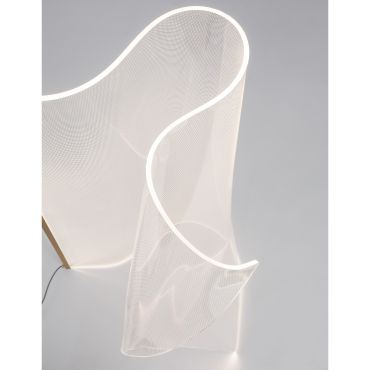 Nova Luce Siderno - lampadaire - 105 cm - 31W LED inclus - or