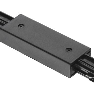 Nordlux Link Adaptateur Double - système de rail 1 circuit - connecteur intermédiaire - 9,5 x 3,5 x 1,8 cm - noir