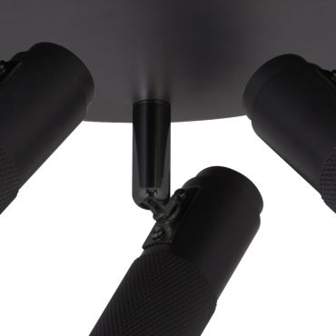 Searchlight Handlebar - spot en saillie 3L - Ø 34 x 15,5 cm - 7W LED inclus - noir