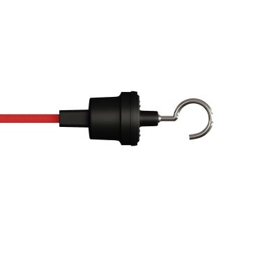 Crochet Creative Cables pour cordon d'éclairage - IP44 - noir