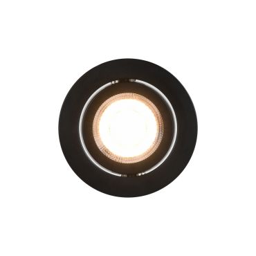 Nordlux Monolo - spot encastré - Ø 82 mm, Ø 68 mm taille d'encastrement - 3 niveaux de gradation - 4,8W LED inclus - noir
