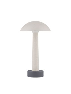 Nova Luce Tura - lampe de jardin - Ø 20 x 35 cm - 7W LED inclus - IP65 - blanc