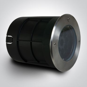 ONE Light Inground Tiltable Range - spot extérieur au sol - Ø 180 mm, Ø 170 mm à encastrer - 9 x 1,5W LED inclus - IP67 - acier inoxydable