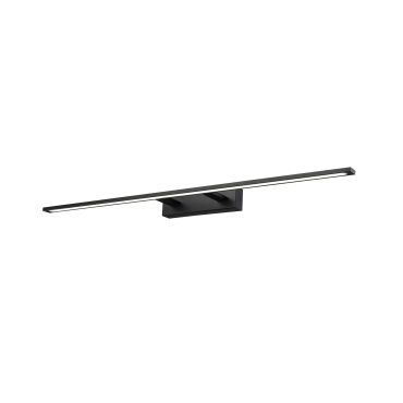 Nova Luce Livia - applique murale - 96 x 14 x 6 cm - 30W LED inclus - IP44 - noir