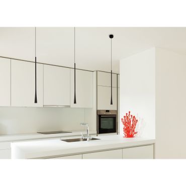 Maxlight Coffee 60 - lampe suspendue - Ø 3 x 160 cm - 7W LED inclus - noir