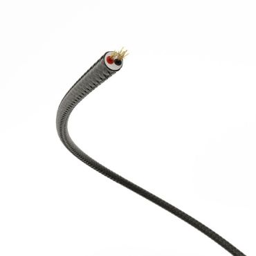 Creative Cables - rouleau de cordon textile pour max 48V et 2A - par mètre - noir