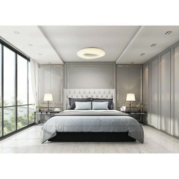 ONE Light Série Cloud - plafonnier - Ø 60 cm - 40W LED inclus - blanc