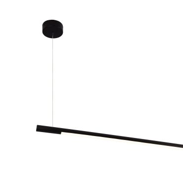 Maxlight Organic - lampe suspendue - 100 x 140 cm - 16W LED dimmable inclus - noir