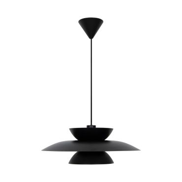 Nordlux Carmen - lampe suspendue - Ø 45 x 215 cm - noir
