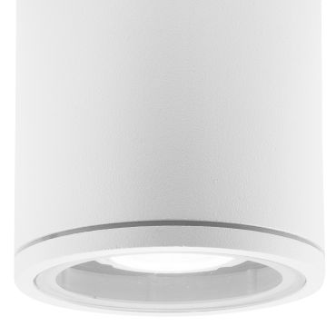 Nova Luce Cerise - plafonnier d'extérieur - Ø 9 x 9 cm - IP54 - blanc