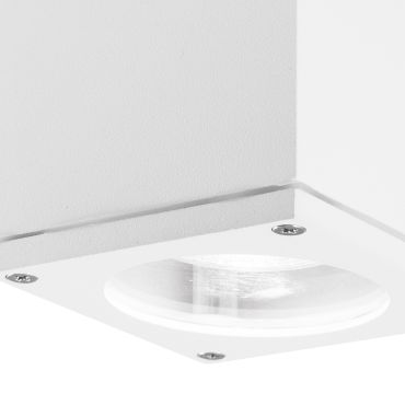 Nova Luce Cerise - plafonnier d'extérieur - 8,6 x 8,6 x 9 cm - IP54 - blanc