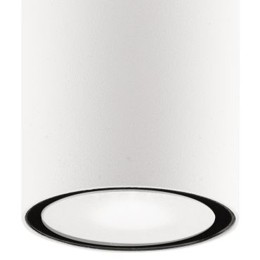 Nova Luce Cerise - plafonnier d'extérieur - Ø 6 x 10,5 cm - IP54 - blanc