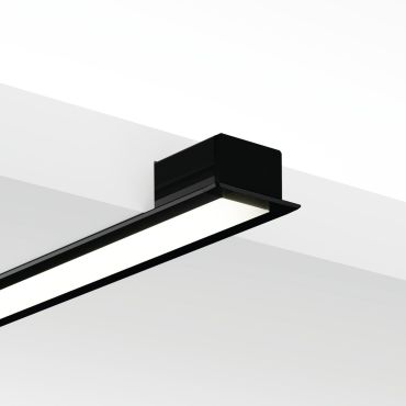 KLUS PDS-NK - Profilé LED - 1,2 x 1,62 cm - noir
