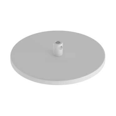 Creative Cables Flush - rosace de plafond - Ø 12,6 x 0,7 cm - blanc