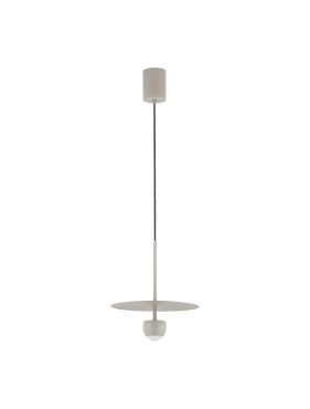 Nova Luce Edem - lampe suspendue - Ø 30 x 217 cm - 8W LED inclus - beige