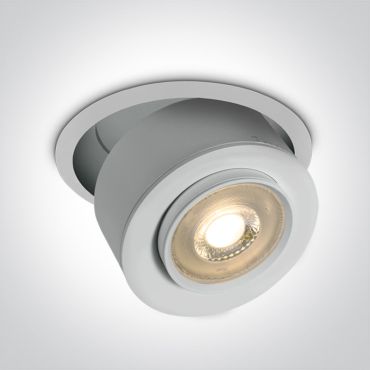 ONE Light Pop Up Range - spot encastré - Ø 134 mm x Ø 120 mm taille d'encastrement - 25W LED inclus - blanc