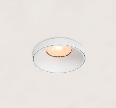 Artdelight Malmo - spot encastré - Ø 85 mm, Ø 75 mm taille d'encastrement - blanc