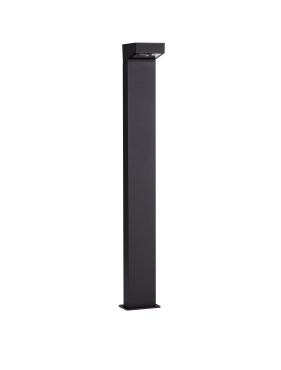 Nova Luce Rob - lampe de jardin - 13 x 90 x 15 cm - 13W LED inclus - IP54 - noir sablé