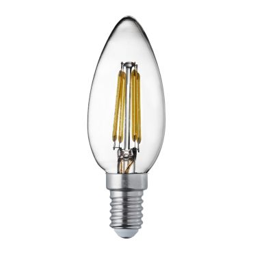Searchlight Lampe LED - Ø 4 x 10 cm - E14 - 4,5W dimmable (lot de 10) - 2700K - transparent