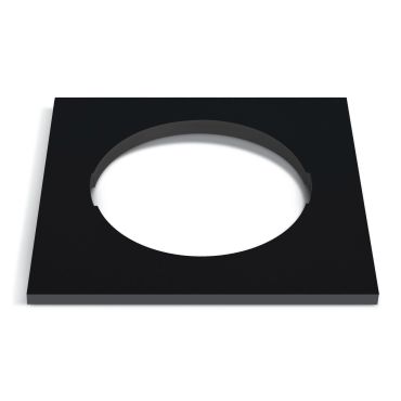 ONE Light - base décorative carrée pour - 10105H - noir
