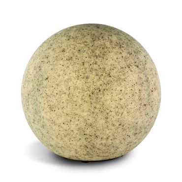 ONE Light Stone Moonlights - spot au sol sur pointe avec prise - Ø 28 x 23 cm - IP65 - gris foncé