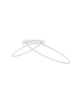 Nova Luce Kiklos - plafonnier - Ø 72 x 30 cm - 42W dimmable LED inclus - blanc sablé