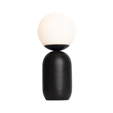 Nordlux Notti - lampe à poser - Ø 15 x 34,5 cm - noir et moka