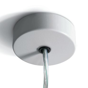 ONE Light - rosace ronde pour plafond - Ø 8 x 2,5 cm - blanc