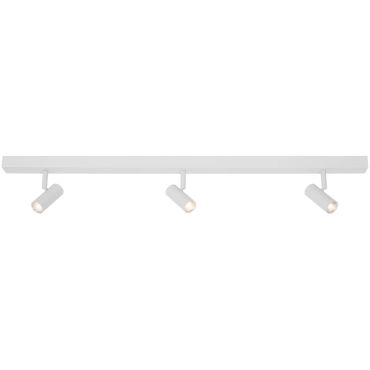 Nordlux Omari - spot en saillie 3L - 12 x 78 cm - 3 niveaux de gradation - 3x 3,2W LED inclus - blanc