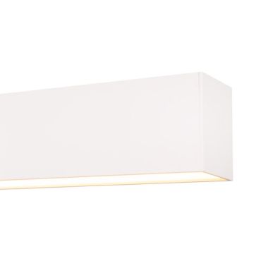 Roi Du Luminaire Linear - plafonnier - 57 x 6,5 x 5 cm - 18W LED inclus - blanc - couleur de lumière blanc chaud