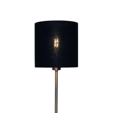 Artdelight Rosa - lampe à poser - Ø 12 x 26 cm - acier mat