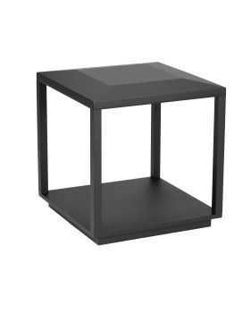 Nova Luce Prive - lampe à poser - 35 x 36 x 35 cm - 15W LED inclus - IP65 - noir sablé