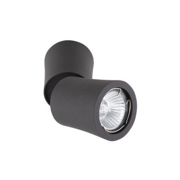 Maxlight Dot - spot mural/plafonnier 1L - Ø 6,5 x 15,5 cm - noir