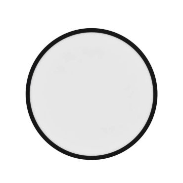 Nordlux Oja - plafonnier - Ø 42 x 3,2 cm - fonction Moodmaker à 3 niveaux (2700K) - 22W LED inclus - noir
