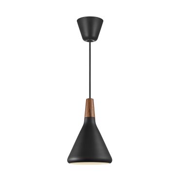 Design for the People Nori 18 - lampe suspendue - Ø 18 x 35,5 cm - noir